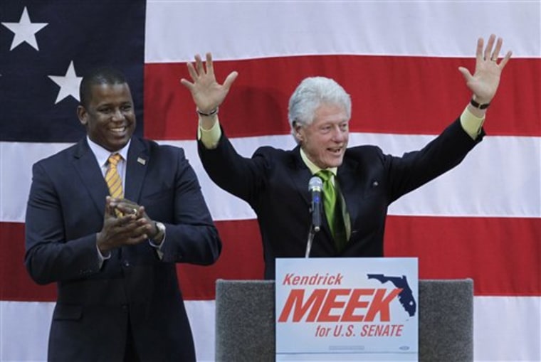 Kendrick Meek, Bill Clinton